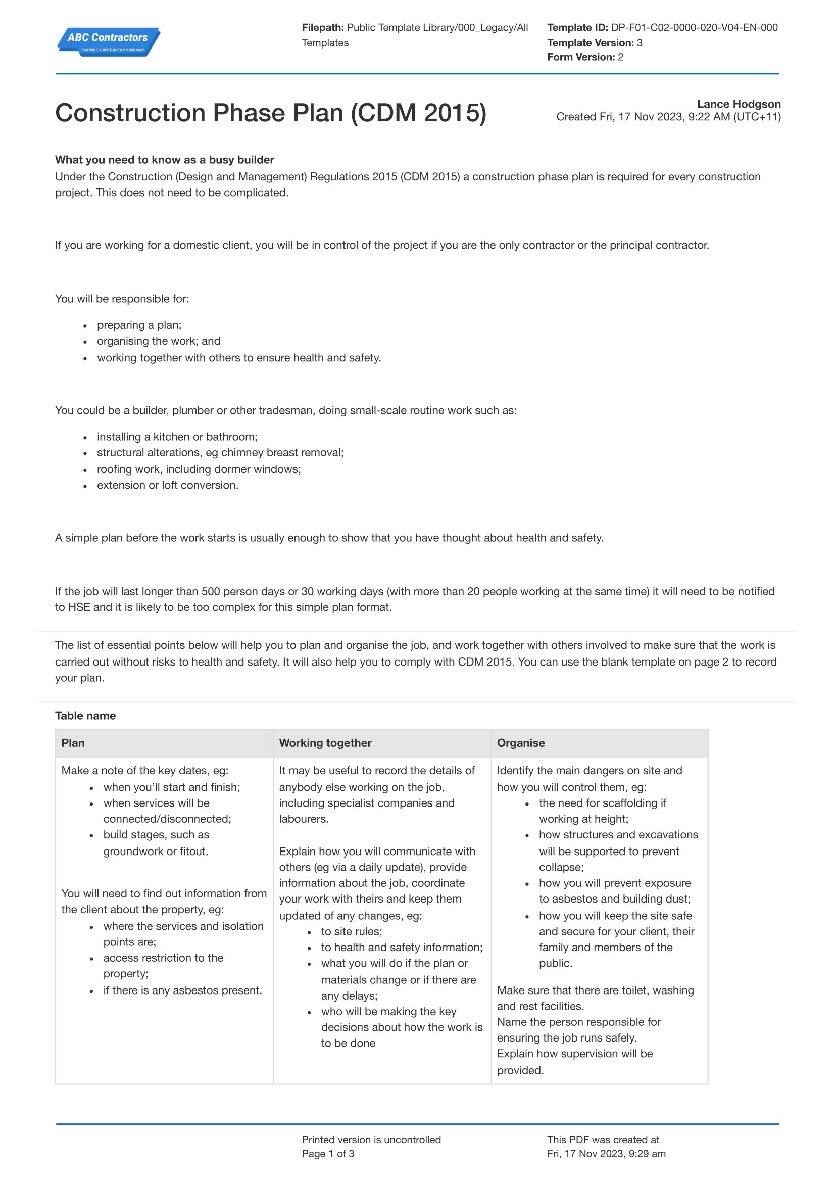 What Should Your Construction Phase Plan Include? Expert Guide